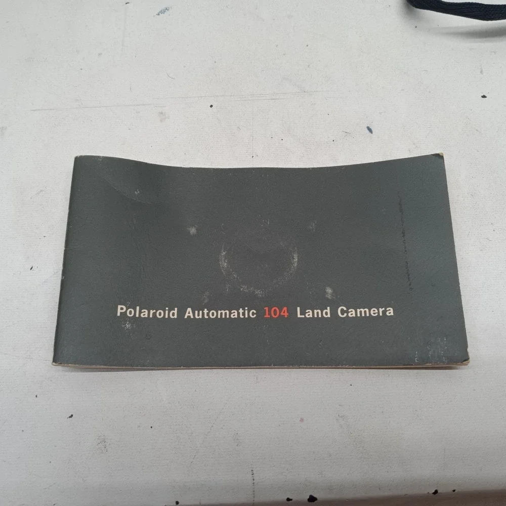 POLAROID Automatic‎ 104 LAND CAMERA w/ Manual & Original Box, VINTAGE